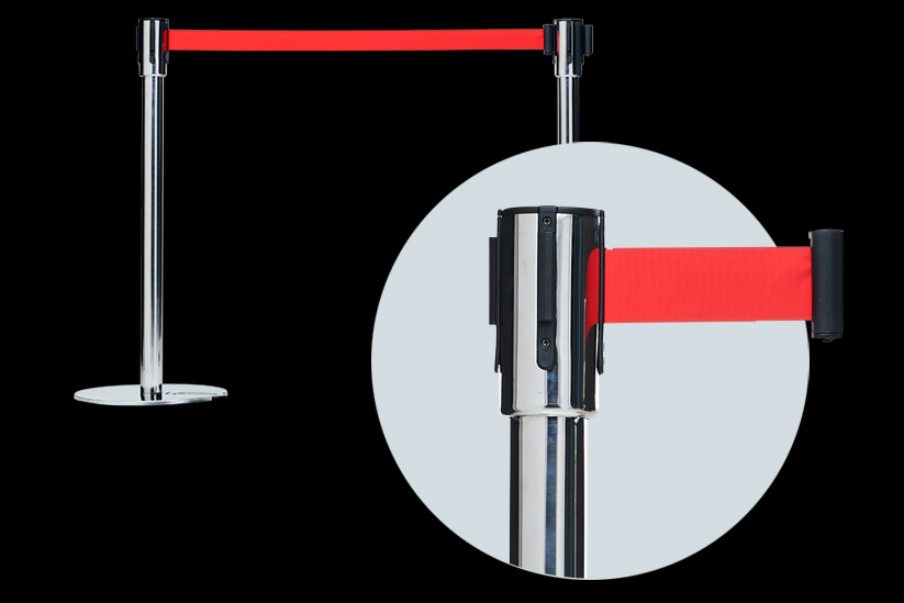 เสากั้นบริเขตแบบดึง